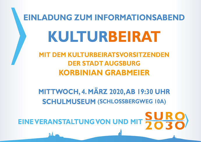 Informationsabend zum „Kulturbeirat“ am 04.03.2020